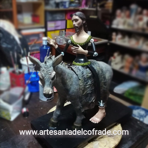 Cristo montado en la borriquita